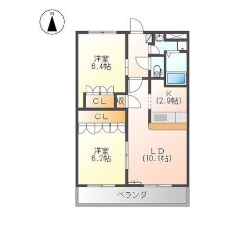 余部駅 徒歩24分 1階の物件間取画像